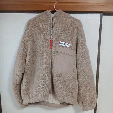 MILKFED. 플리스 자켓 S 베이지