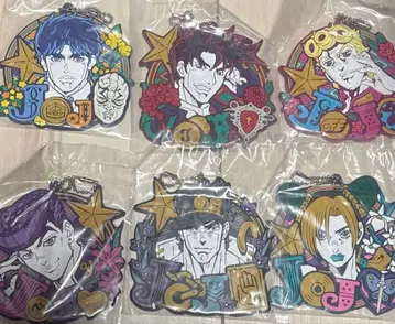 [ 6종 컴프 ] 제일복권 죠죠 월드 J상 러버 참 컴플리트