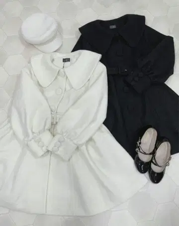 evelyn 싸개 큰 옷깃 코트