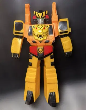 당시 물건 소프트 비닐 용사 경찰 데커 빌드 타이거 TAKARA