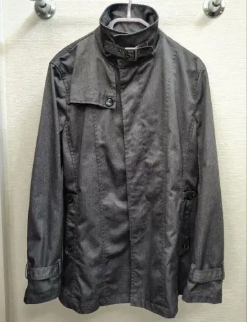 스텐카라 코트 숏 기장 그레이 계열 M 사이즈