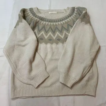 A/W 에카 소포 노르딕 무늬 스웨터 니트 F