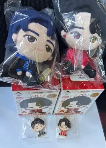 미세스 제일복권 A상 오오모리&와카이 F상 메탈 참 세트 총 4점