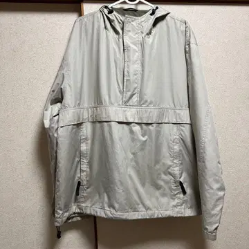 올드 유니클로 90s 네이비 택 아노락 후드티 베이지 XL