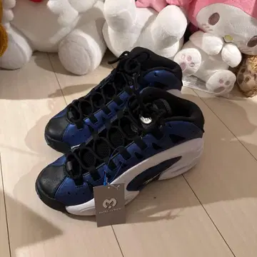 미사용 택 포함 블랙/블루 스니커즈