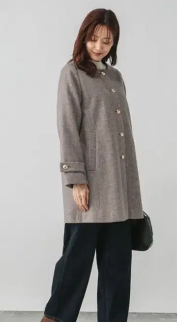 글로벌 워크 헤링본 코트