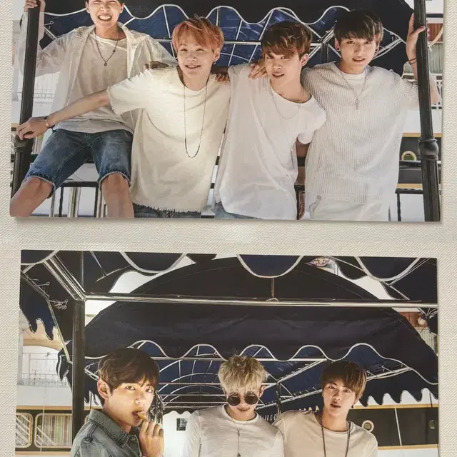 방탄 일본 15 썸머패키지 초회 한정 엽서 희귀 알엠진슈가제이홉뷔지민정국