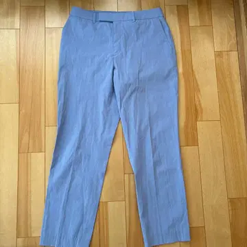 IENA 드라이 린넨 스트레치 팬츠 색스 블루