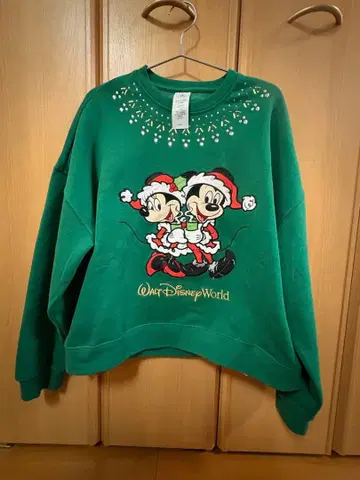 미키&미니 긴팔 트레이닝복 DISNEY CHRISTMAS