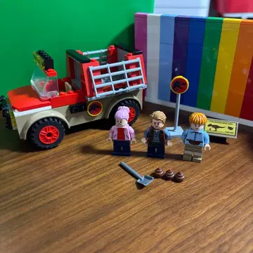 레고 쥬라기 월드 미니 피규어 자동차 세트