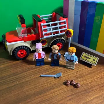 레고 쥬라기 월드 미니 피규어 자동차 세트