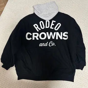 로데오 크라운 후드 부착 블루종