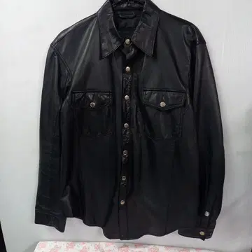 데그너 양가죽 셔츠 긴팔 버튼 포함