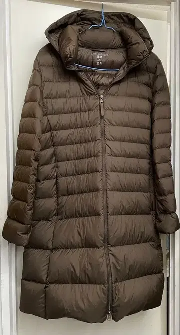 울트라 라이트 다운 롱 코트 XL