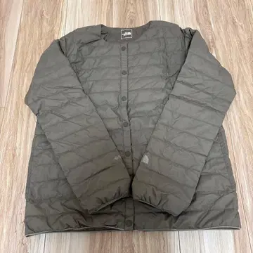 THE NORTH FACE 브라운 다운 자켓 L 노카라