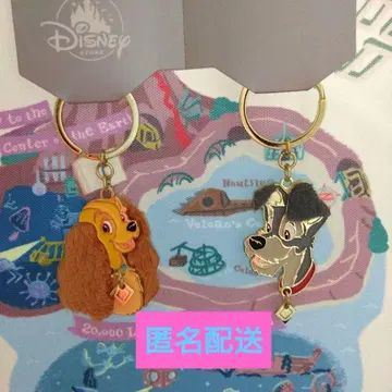 디즈니 스토어 아가씨와 트램프 레이디 트럼프 인조 모피 키링