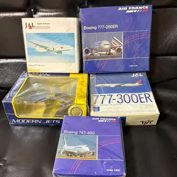 비행기 모형 다이캐스트 5점 세트