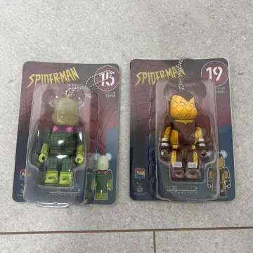 스파이더맨 베어브릭 피규어 2체 세트