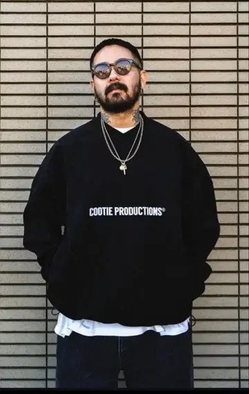 COOTIE Polyester Velour Football L/S Tee