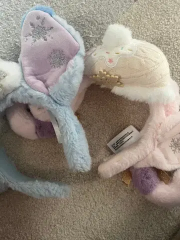 택 포함 새상품 스티치 엔젤 머리띠 크리스마스 상하이 디즈니