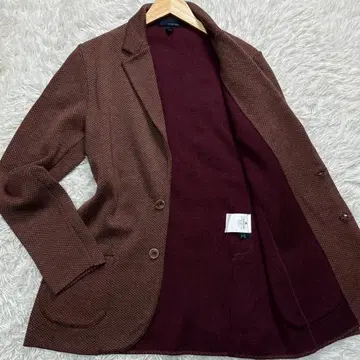 최근 모델 LARDINI 브라운 테일러드 자켓 울100% M