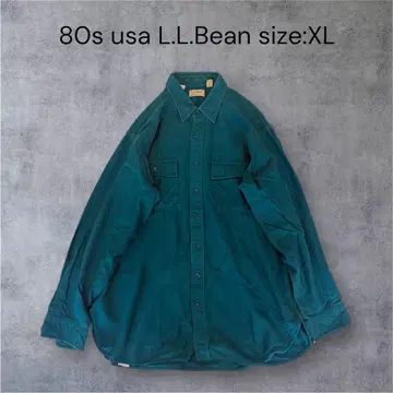 80s usa제 L.L.Bean 샤모아크로스 긴팔 셔츠 XL 상당 17