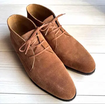 컨디션 최상 j.m weston 웨스턴 스웨이드 처카 부츠 브라운