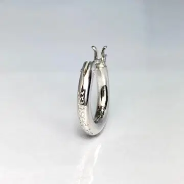 silver925 후프 귀걸이 한쪽용