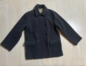L.L.Bean 다크 그레이 울 피 코트 M