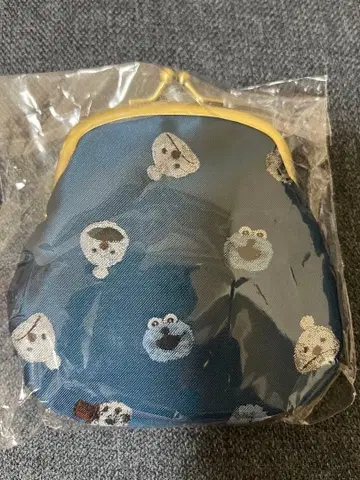 새상품 퍼펫 스 자카드 가마구치 지갑 동전 지갑