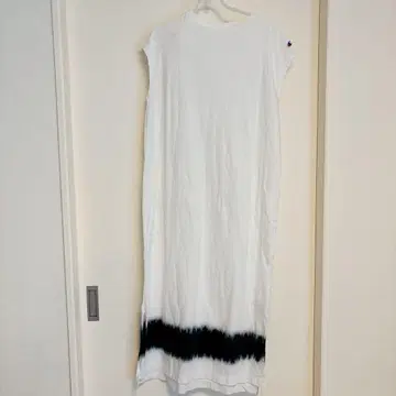 컨디션 최상 슬리브리스 롱 원피스 Women's L 화이트 블랙