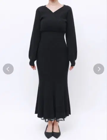 RESEXXY 카슈쿨 머메이드 원피스 블랙 리젝시