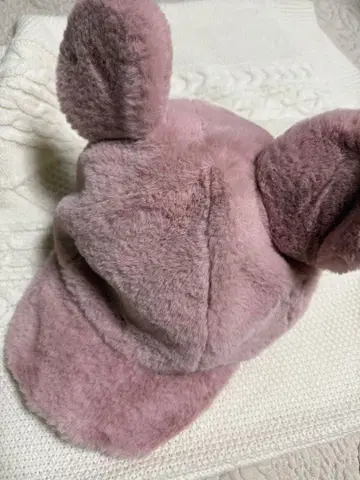 디즈니 핑크 미키 귀도리 모자