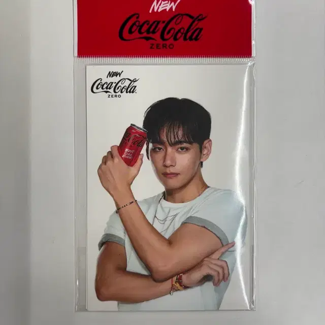코카콜라 BTS 뷔 포카엽서 1세트(4장)
