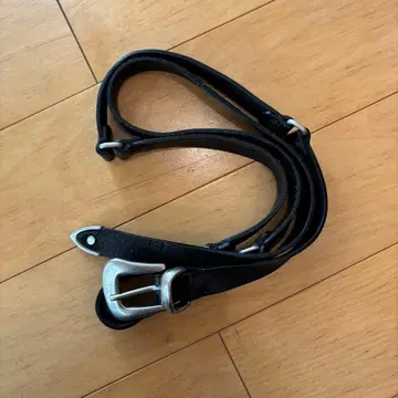 YOKE LEATHER WESTERN BELT