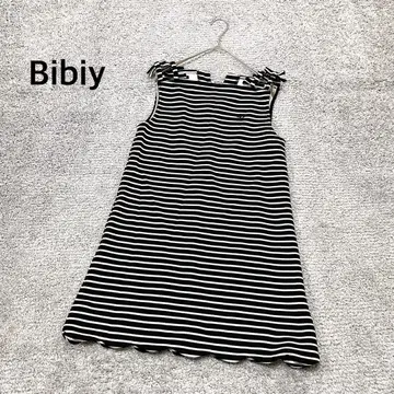 [ Bibiy ] 보더 미니 원피스