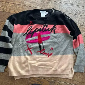 SONIA by SONIA RYKIEL 립스틱 스웨터 38