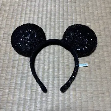 스팽글 미키 머리띠 디즈니