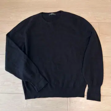 BALMORAL 스코틀랜드제 100% 캐시미어 블랙 스웨터