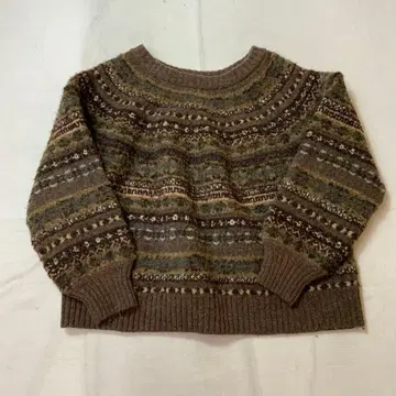 A/W 니코앤드 노르딕 무늬 스웨터 니트 M