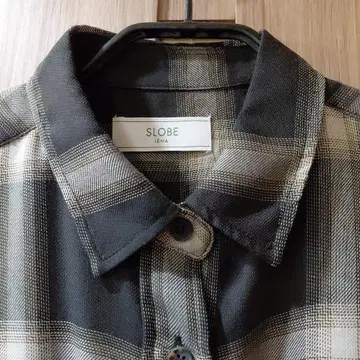 새상품 SLOBE IENA 비에라 체크 루즈 셔츠 24AW