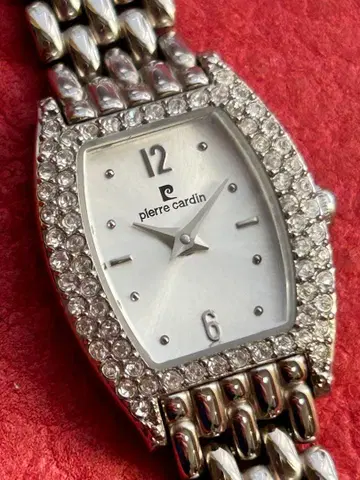 pierre cardin 실버 토노형 손목시계 새상품 배터리 교체 완료
