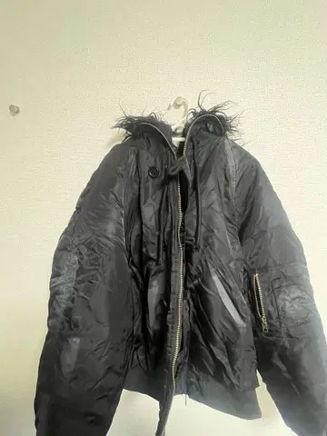 black n2b 블랙 퍼 자켓