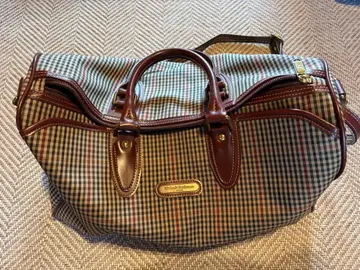 Kinloch Anderson 체크 무늬 2way 보스턴 백