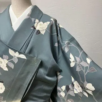 호몬기 기장 160 펄톤 금채 가공 그레이 화려함