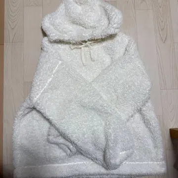 GAP 플리스 후드티 L 사이즈 화이트