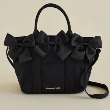 메종 드 플뢰르 리본 토트백