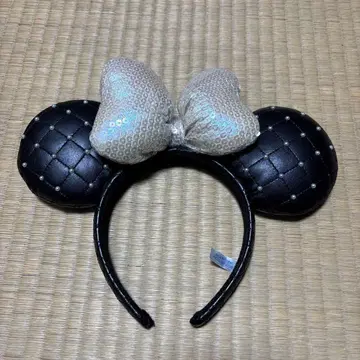 디즈니 미니 머리띠 블랙 퀼팅