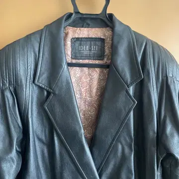 IDEA-SEI 블랙 가죽 자켓