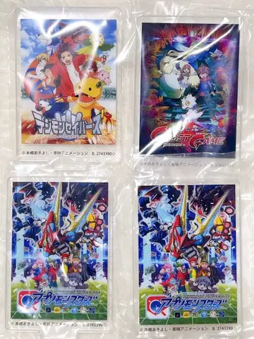 디지몬 아크릴 스탠드 4개 세트